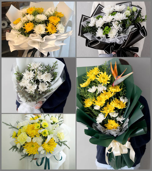 安徽滁州市明光市涧溪镇祝岗村白事花束代送